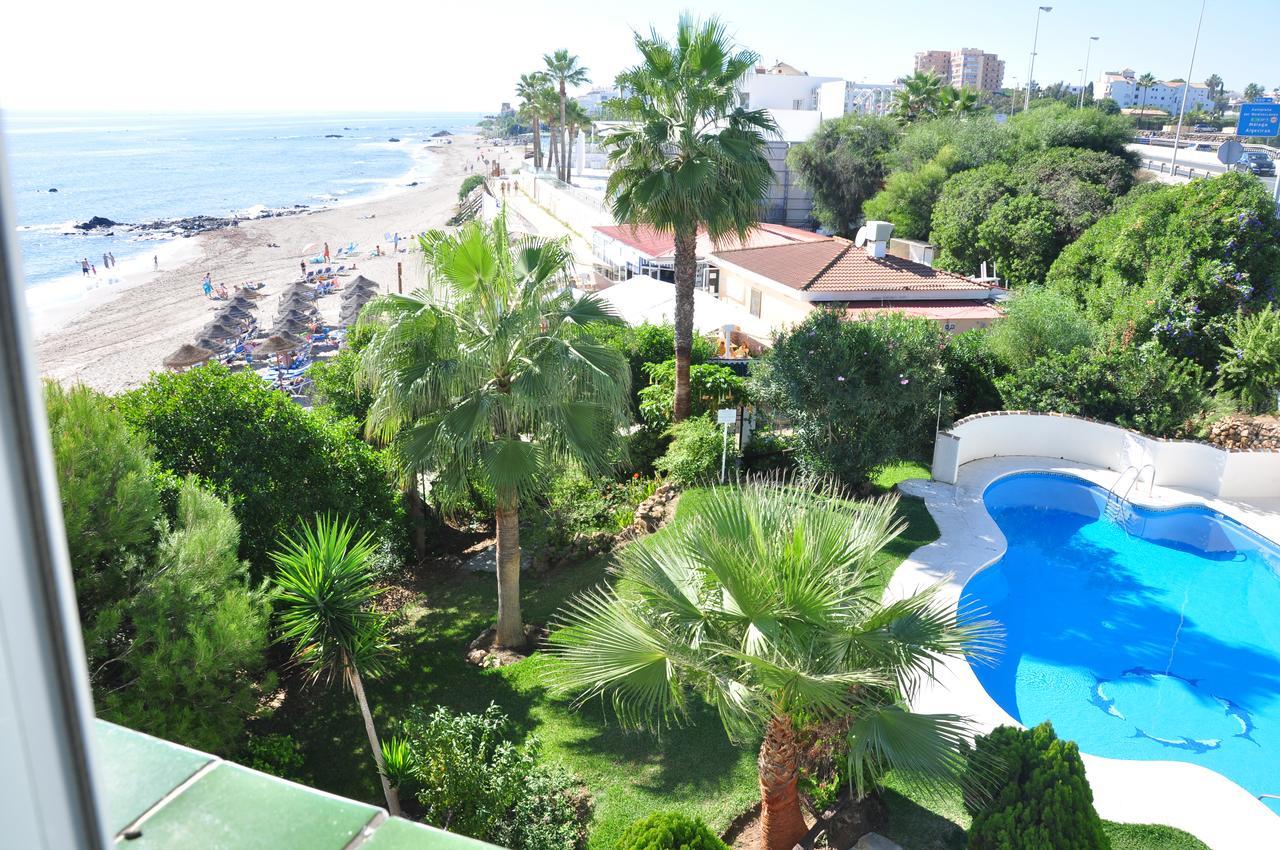 Aguamarina A3 Vistas al mar Primera línea de playa Apartamento Mijas Costa Exterior foto