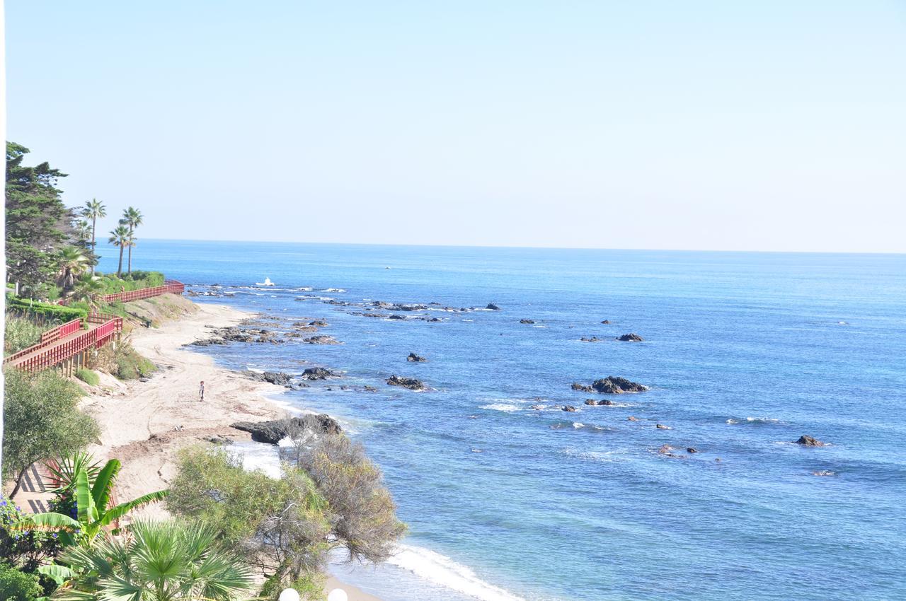 Aguamarina A3 Vistas al mar Primera línea de playa Apartamento Mijas Costa Exterior foto